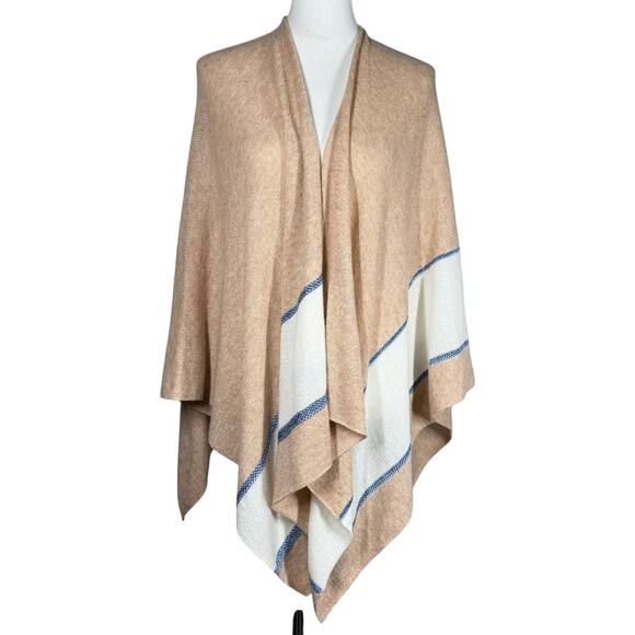 J. Mclaughlin Julia Cashmere Colorblock Wrap - Picture 2 of 10